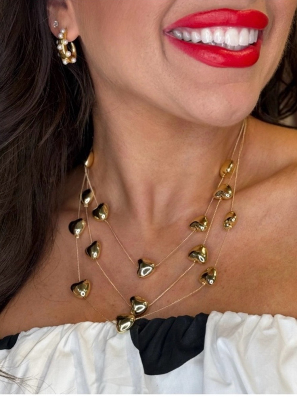 Heart Ballon Layer Necklace